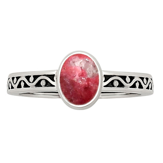 Pink Thulite Ring size-8 R-1213 SDR251852