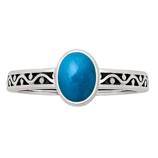 Sleeping Beauty Turquoise Ring size-7 R-1213 SDR251860