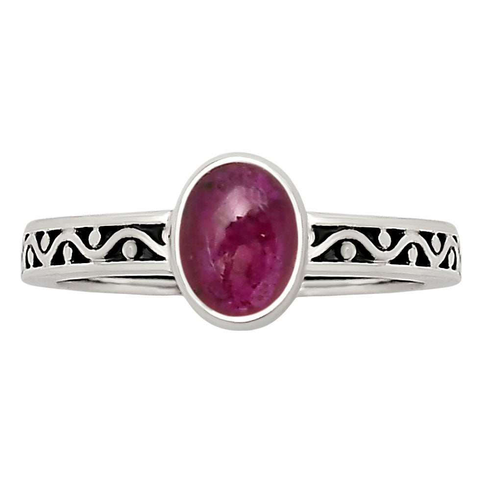 Ruby Glassfield Ring size-8 R-1213 SDR251880