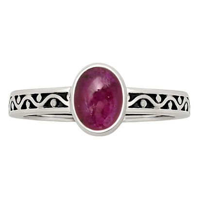 Ruby Glassfield Ring size-8 R-1213 SDR251880