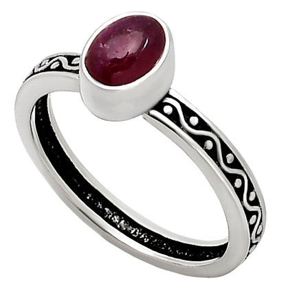 Ruby Glassfield Ring size-8 R-1213 SDR251880