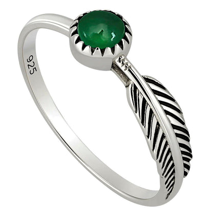 Green Onyx Ring size-4.5 R-1042 SDR251913