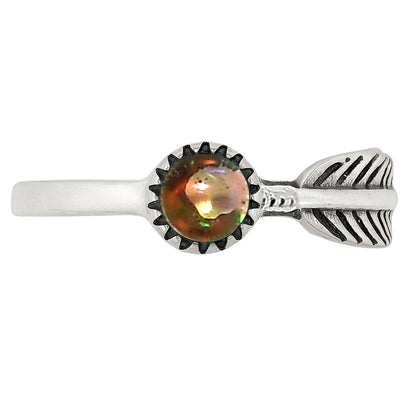 Ethiopian Opal Ring size-7.5 R-1042 SDR251941