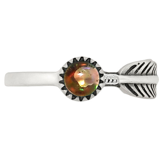 Ethiopian Opal Ring size-7.5 R-1042 SDR251941