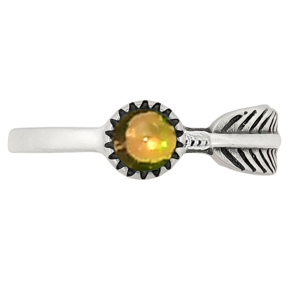Ethiopian Opal Ring size-7.5 R-1042 SDR251946