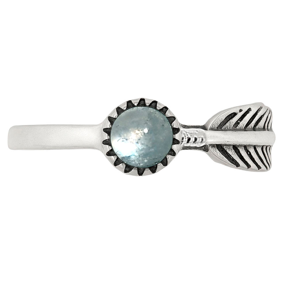 Rainbow Moonstone Ring size-4.5 R-1042 SDR251947