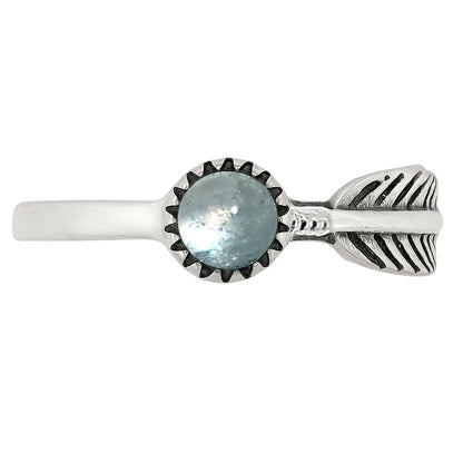 Rainbow Moonstone Ring size-4.5 R-1042 SDR251947