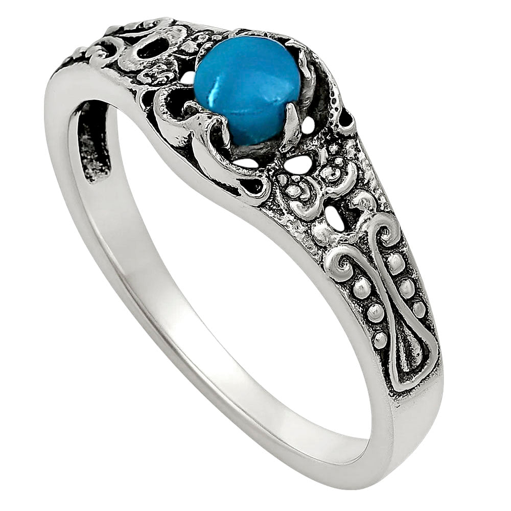 Sleeping Beauty Turquoise Ring size-5 R-1172 SDR251955