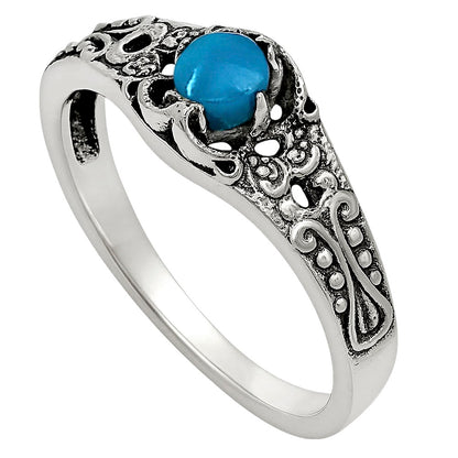 Sleeping Beauty Turquoise Ring size-5 R-1172 SDR251955
