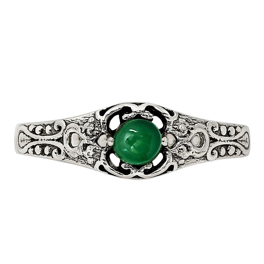 Green Onyx Ring size-5 R-1172 SDR251967