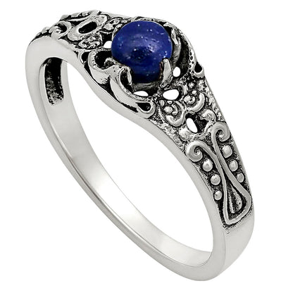 Lapis Lazuli Ring size-6.5 R-1172 SDR251976