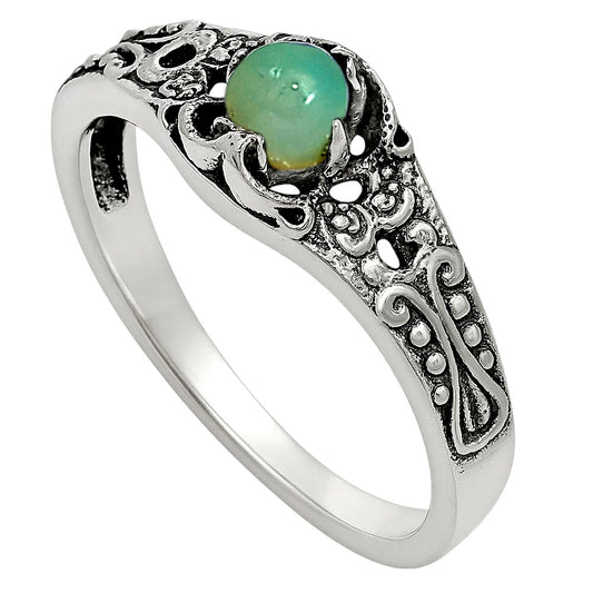 Ethiopian Opal Ring size-6 R-1172 SDR251993