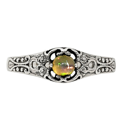 Ethiopian Opal Ring size-6.5 R-1172 SDR251995