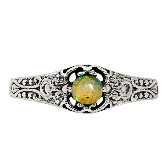 Ethiopian Opal Ring size-5 R-1172 SDR251997