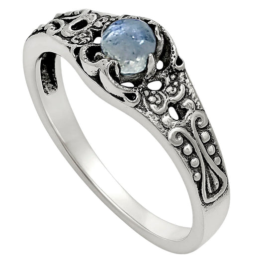 Rainbow Moonstone Ring size-6.5 R-1172 SDR252003