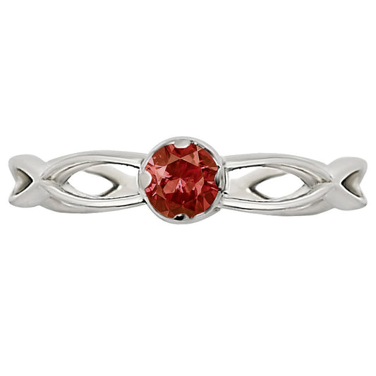 Hessonite Garnet Ring size-5 R-1213 SDR252006