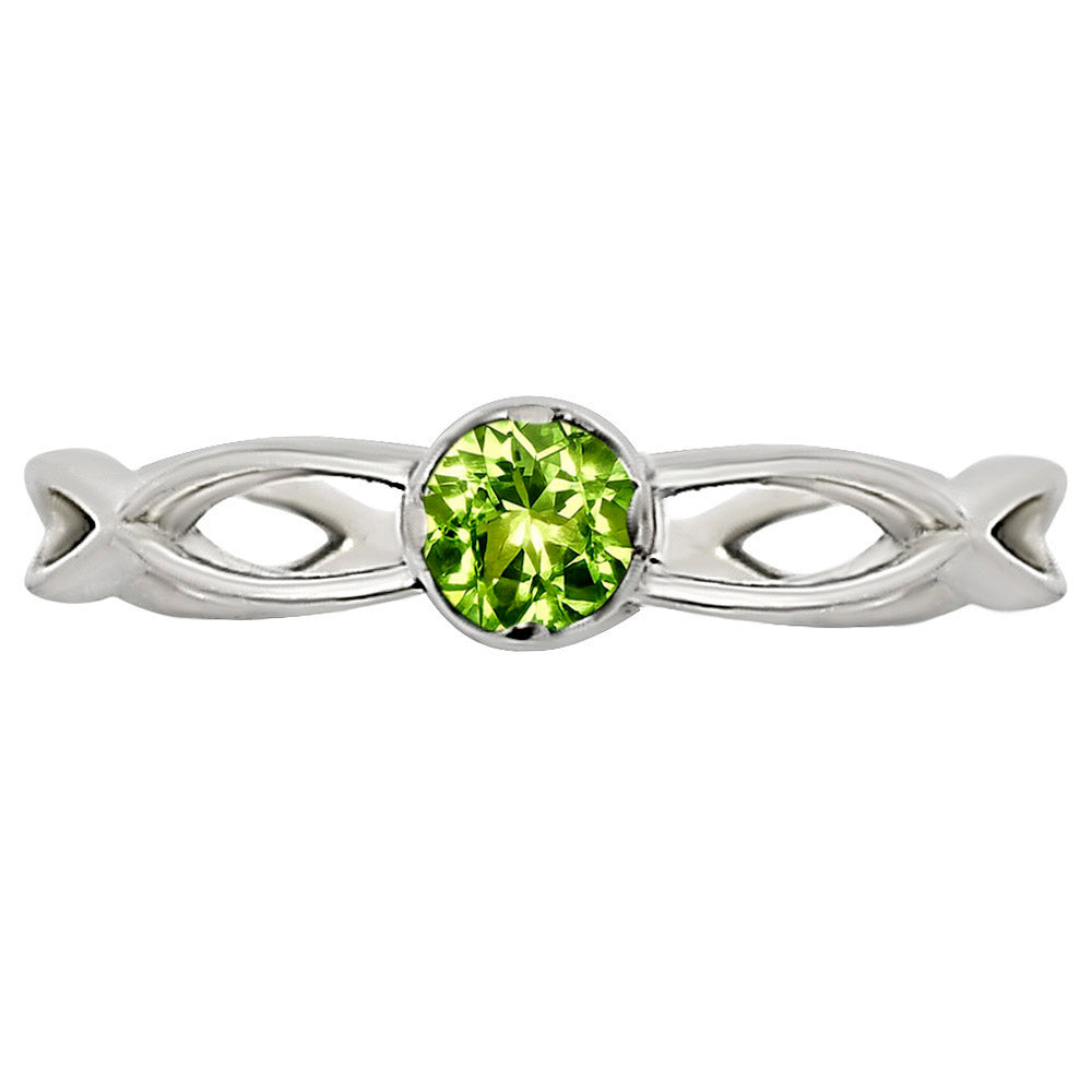 Peridot Ring size-8 R-1213 SDR252012