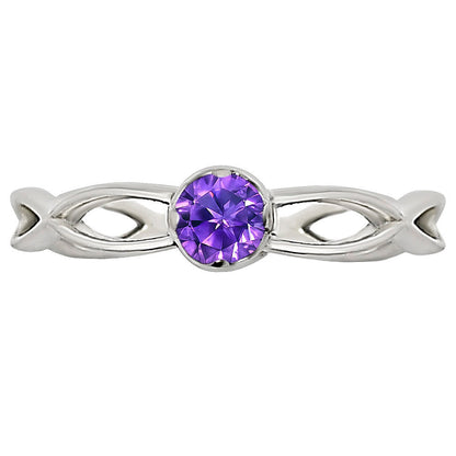 African Amethyst Ring size-7 R-1213 SDR252017