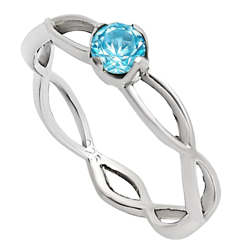 Sky Blue Topaz Ring size-7 R-1213 SDR252028