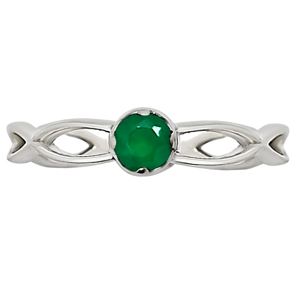 Green Onyx Ring size-8 R-1213 SDR252055