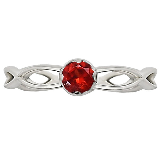 Hessonite Garnet Ring size-8 R-1213 SDR252060