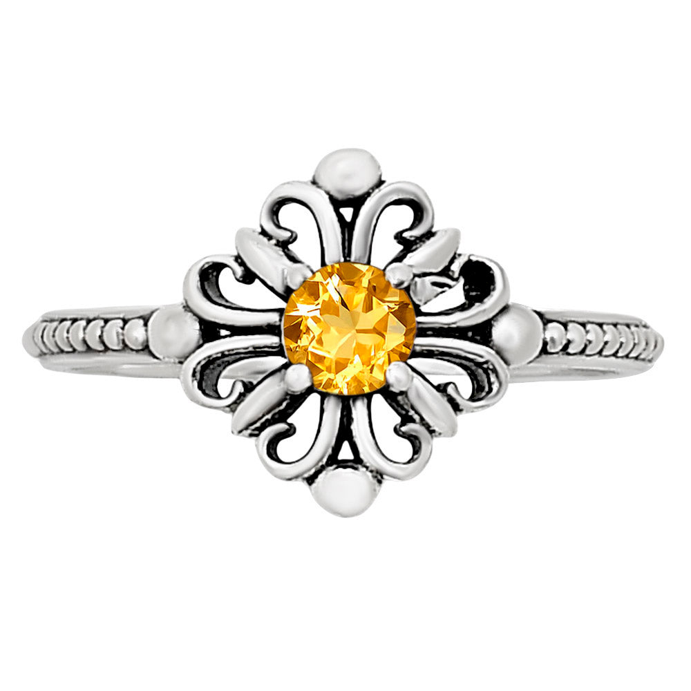 Citrine Ring size-5.5 R-1721 SDR252065