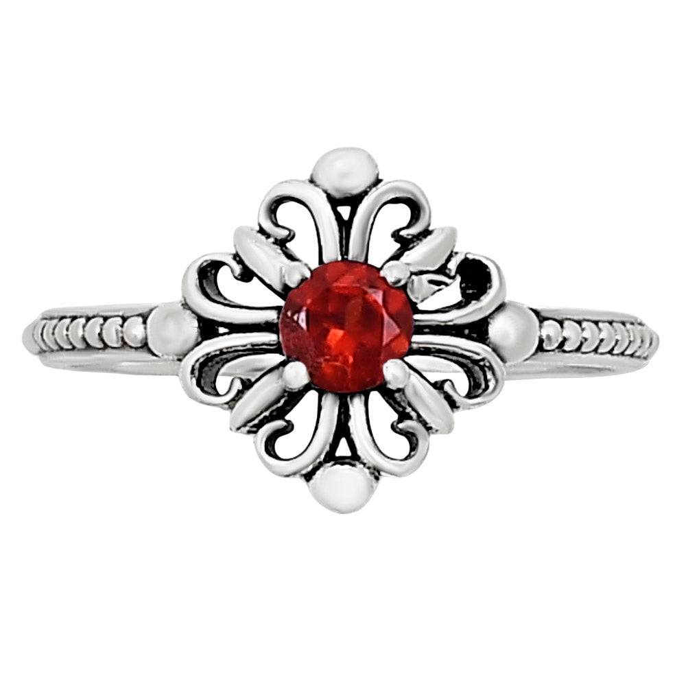 Hessonite Garnet Ring size-6 R-1721 SDR252081