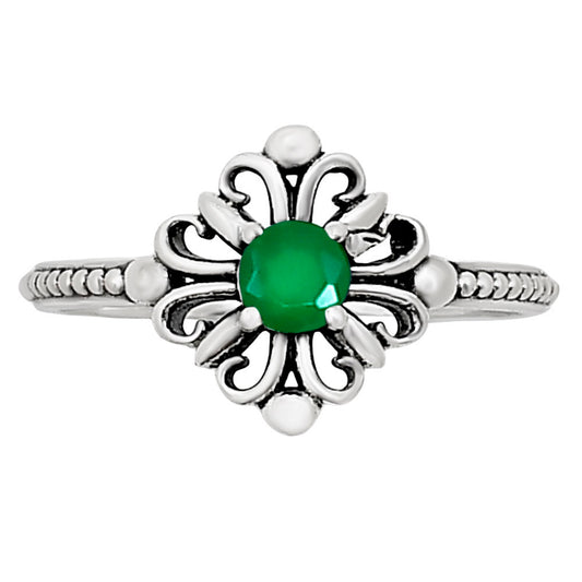 Green Onyx Ring size-5.5 R-1721 SDR252091