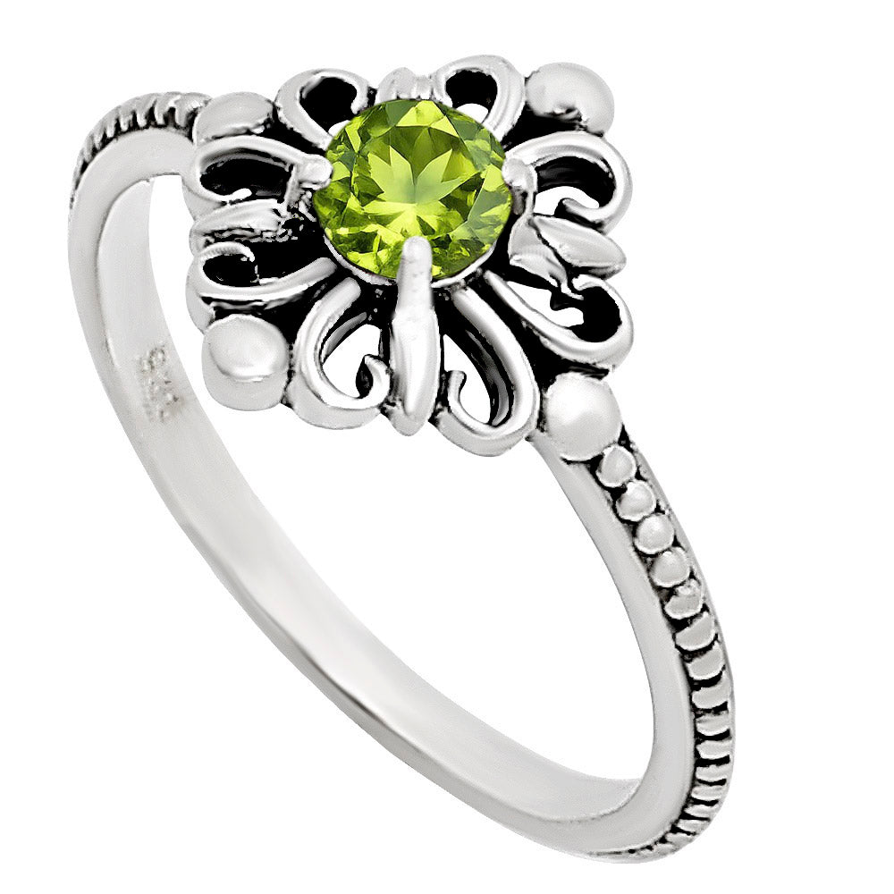 Peridot Ring size-6.5 R-1721 SDR252096