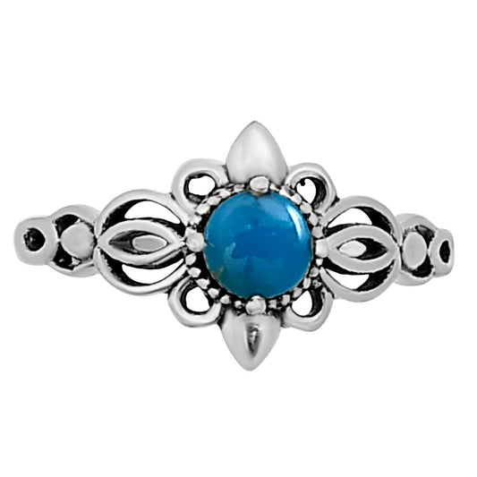 Sleeping Beauty Turquoise Ring size-6.5 R-1172 SDR252121