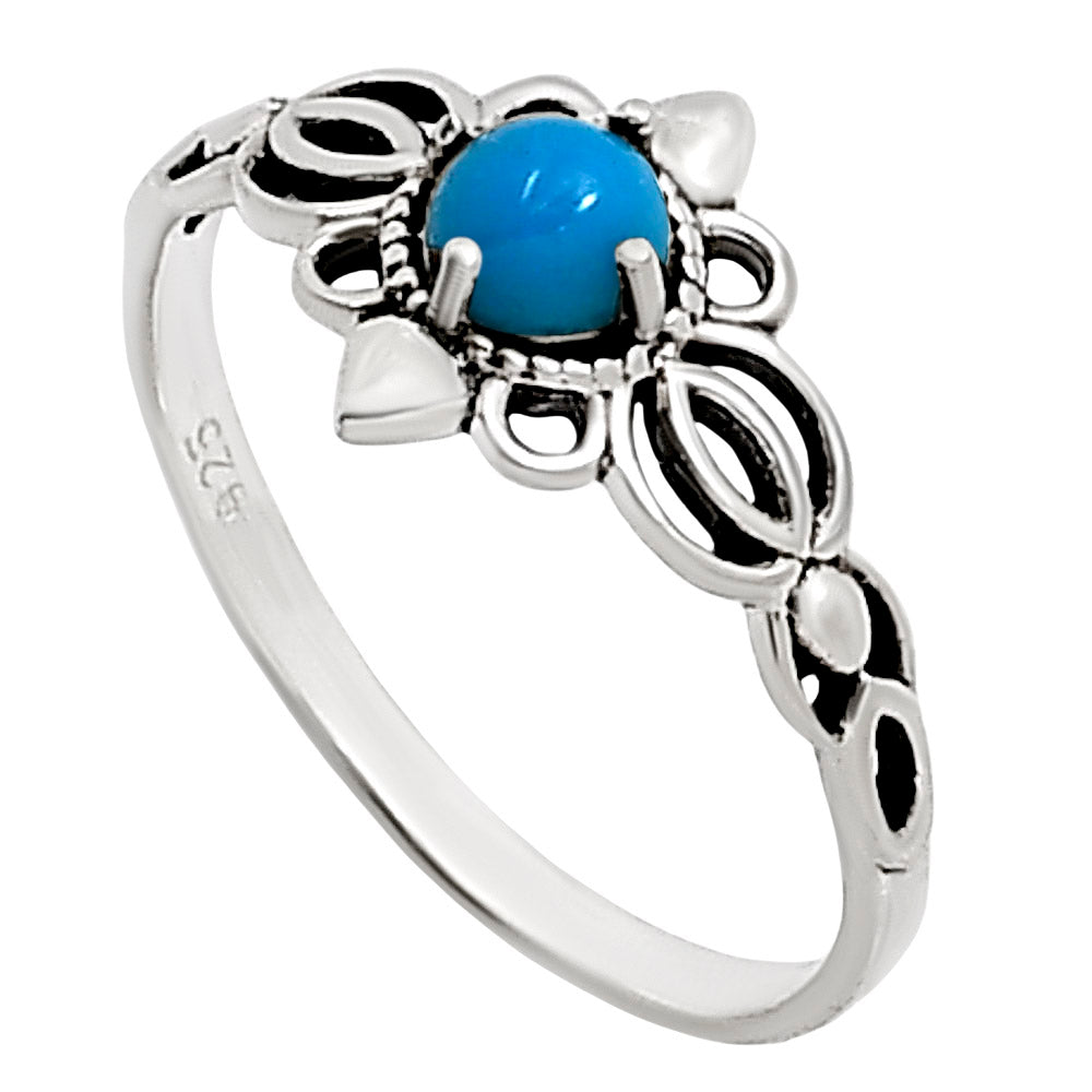 Sleeping Beauty Turquoise Ring size-7.5 R-1172 SDR252123