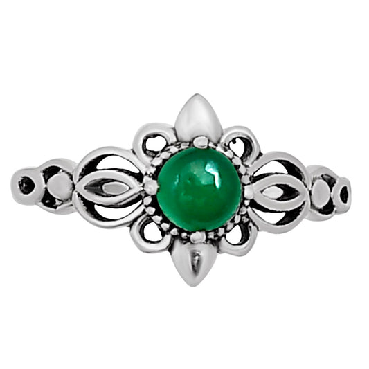 Green Onyx Ring size-5 R-1172 SDR252134