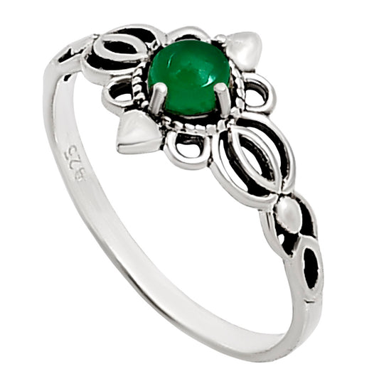 Green Onyx Ring size-5 R-1172 SDR252134
