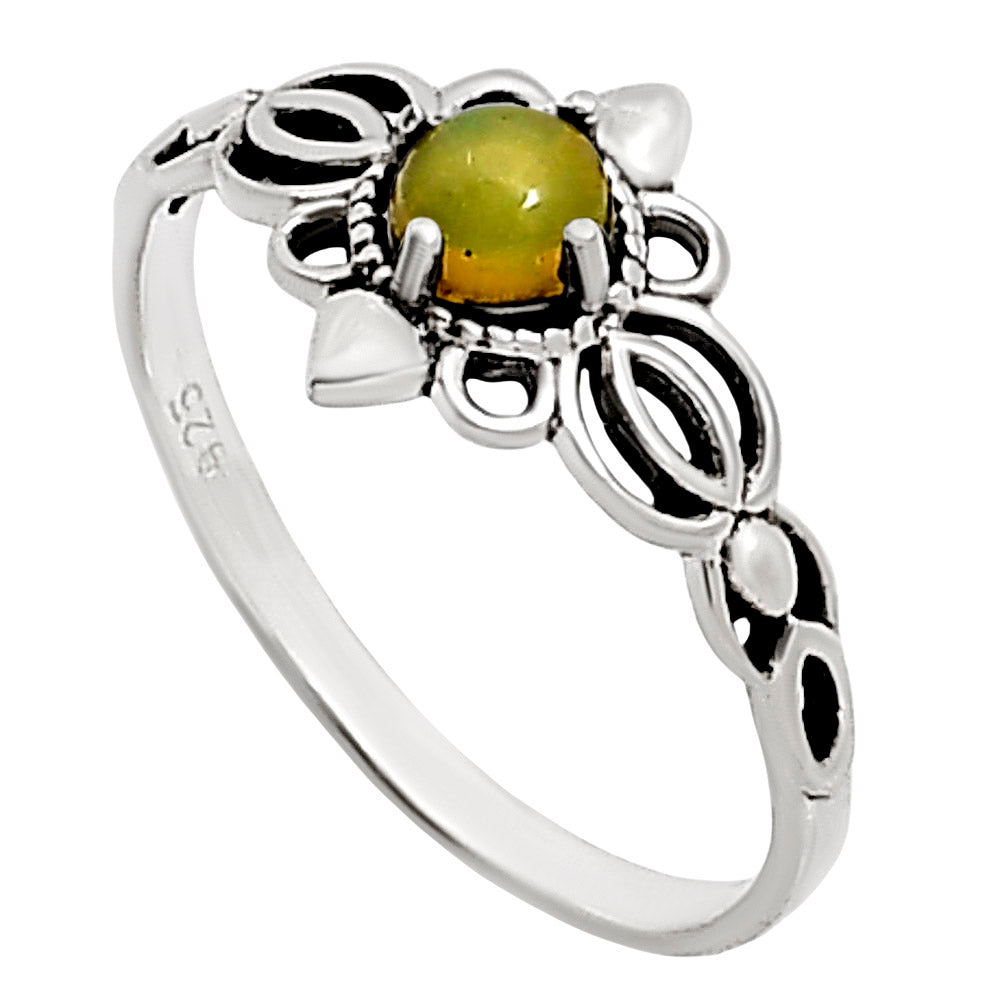 Ethiopian Opal Ring size-5.5 R-1172 SDR252141