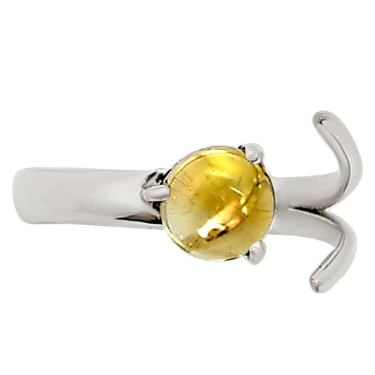 Adjustable - Citrine Ring size-7 R-1176 SDR252332