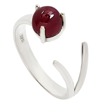 Adjustable - Pink Rubellite Ring size-5 R-1176 SDR252334