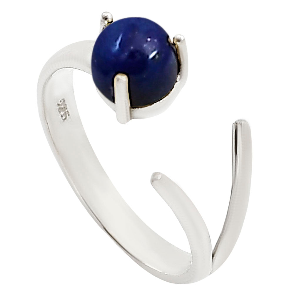 Adjustable - Lapis Lazuli Ring size-6 R-1176 SDR252349