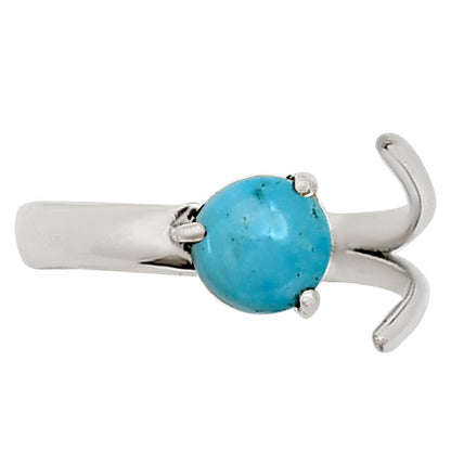 Adjustable - Sleeping Beauty Turquoise Ring size-7 R-1176 SDR252353