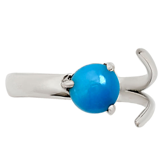 Adjustable - Sleeping Beauty Turquoise Ring size-7 R-1176 SDR252354