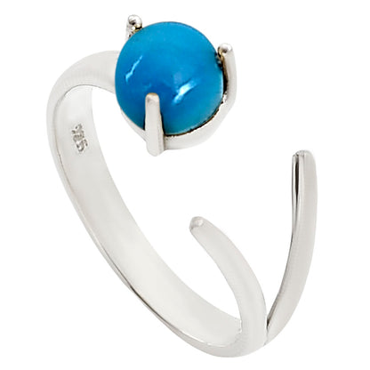 Adjustable - Sleeping Beauty Turquoise Ring size-7 R-1176 SDR252354
