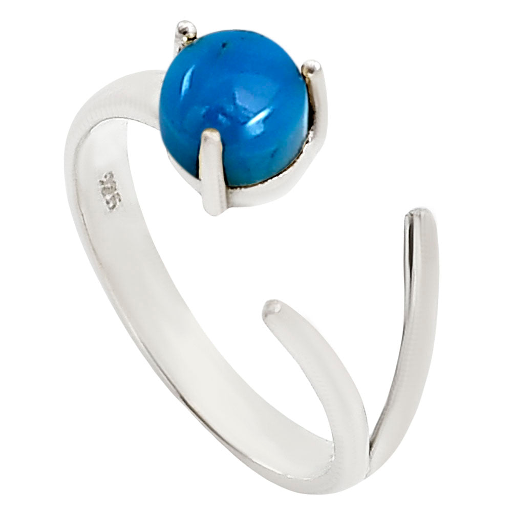 Adjustable - Sleeping Beauty Turquoise Ring size-5 R-1176 SDR252357