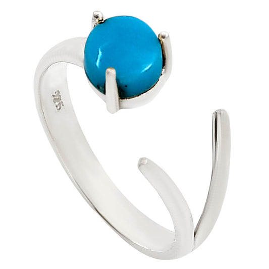 Adjustable - Sleeping Beauty Turquoise Ring size-8 R-1176 SDR252359