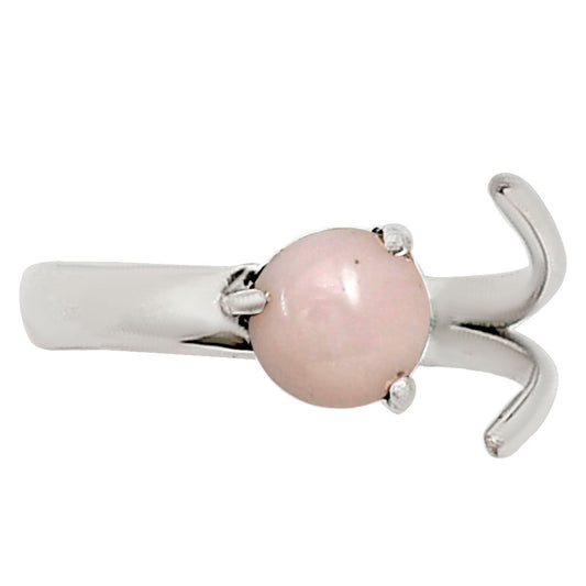 Adjustable - Pink Opal Ring size-6 R-1176 SDR252370