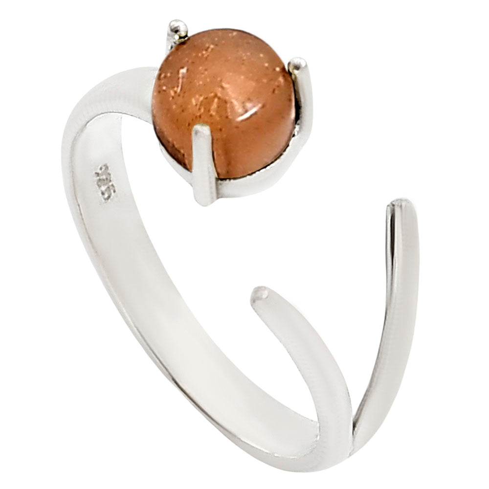 Adjustable - Sunstone Ring size-8 R-1176 SDR252371