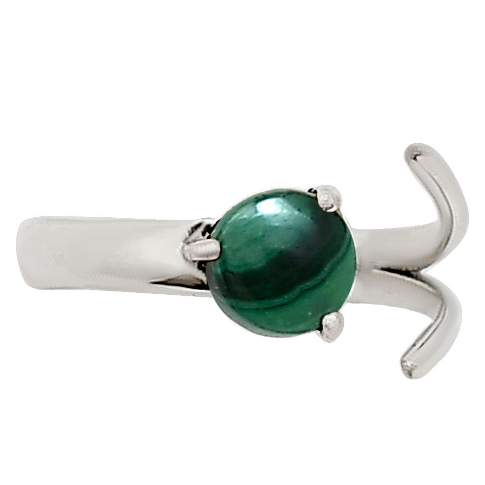 Adjustable - Malachite Eye Ring size-8 R-1176 SDR252372