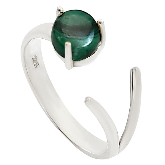 Adjustable - Malachite Eye Ring size-8 R-1176 SDR252372