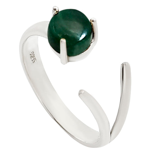 Adjustable - Malachite Eye Ring size-5 R-1176 SDR252373