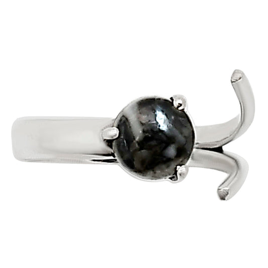 Adjustable - Mexican Cabbing Fossil Ring size-5 R-1176 SDR252383