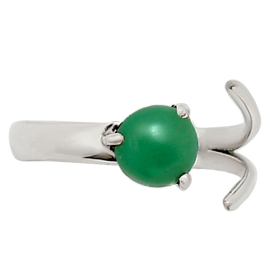Adjustable - Chrysoprase Ring size-6 R-1176 SDR252386