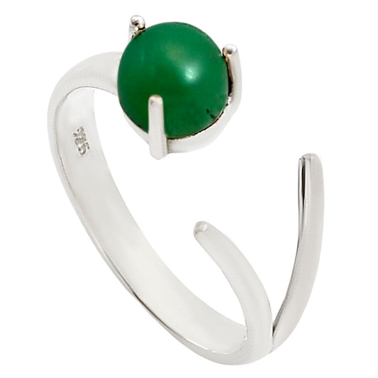 Adjustable - Chrysoprase Ring size-6 R-1176 SDR252386